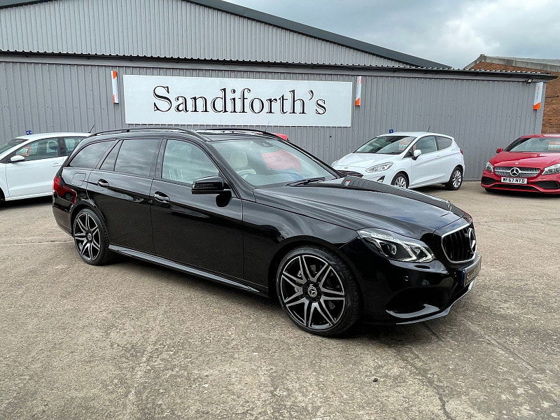 Mercedes-Benz E Class 3.0 E350 V6 BlueTEC AMG Night Edition (Premium) Estate 5dr Diesel G-Tronic+ Euro 6 (s/s) (258 ps) 5dr Automatic 2024