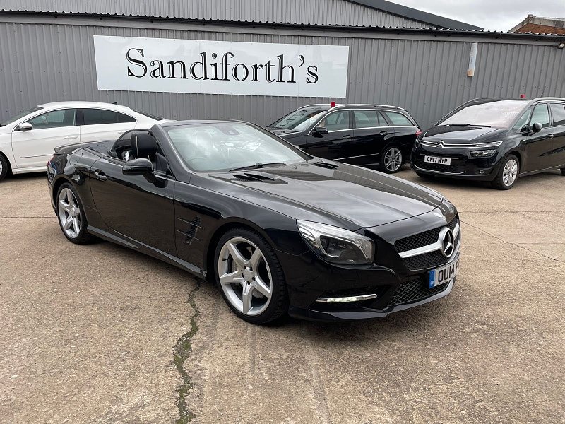 Mercedes-Benz SL 3.5 SL350 AMG SPORT 2d 306 BHP ONLY 32K, BLACK LEATHER,  PAN ROOF, FINANCE AVAILABLE, 2dr Automatic 2024