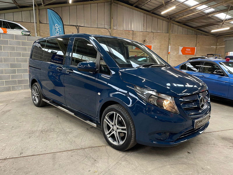 Mercedes-Benz Vito 2.1 114 BLUETEC TOURER PRO 5d 136 BHP CHROME SIDE STEPS, PRIVACY,  8 SEATS, AUTOMATIC, 5 SPOKE ALLOYS 5dr Automatic 2025