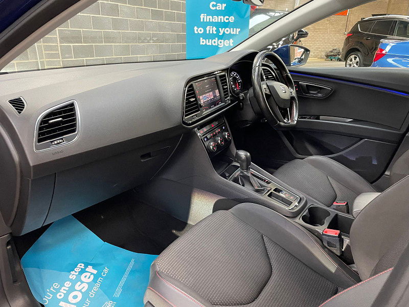 Seat Leon 2.0 TDI FR TECHNOLOGY DSG 5d 184 BHP SAT NAV, REVERSE CAMERA 2 FORMER KEEPERS, FINANCE OFFERED 5dr Automatic 2025