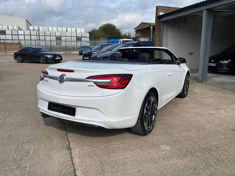 Vauxhall Cascada 2.0 CDTi Elite Convertible 2dr Diesel Manual Euro 5 (s/s) (165 ps) Full Black Leather, Only 30k  2dr Manual 2024