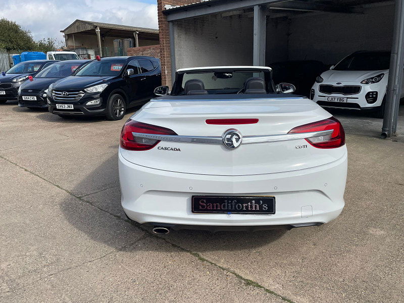 Vauxhall Cascada 2.0 CDTi Elite Convertible 2dr Diesel Manual Euro 5 (s/s) (165 ps) Full Black Leather, Only 30k  2dr Manual 2024