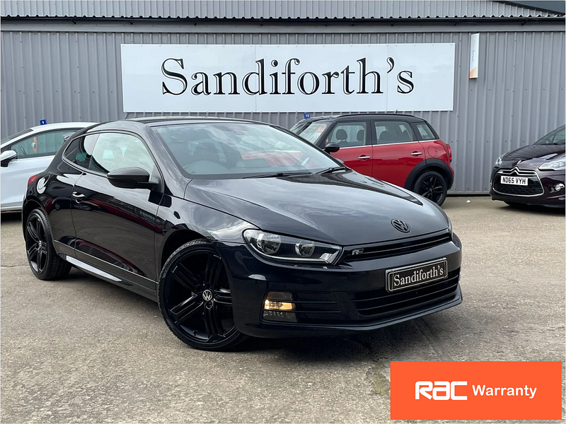 Volkswagen Scirocco 2.0 R LINE TDI BLUEMOTION TECHNOLOGY DSG 2d 148 BHP 7 SERVICES 63K  CAM BELT REPLACED, BLACK ALLOYS 3dr Automatic 2024