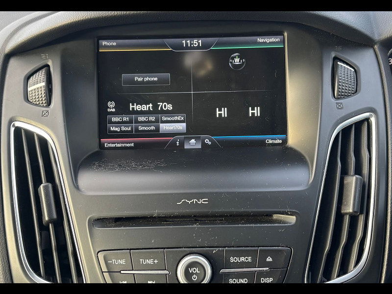 Ford Focus 1.0T EcoBoost Titanium Hatchback 5dr Petrol Auto Euro 6 (s/s) (125 ps) 5dr Automatic 2025