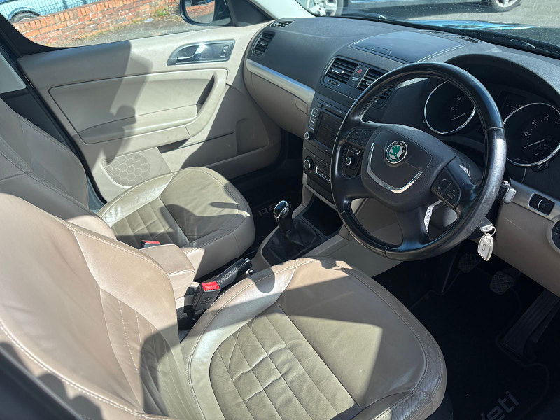 Skoda Yeti 1.4L ELEGANCE TSI SUV 5dr Petrol Manual Euro 5 (120 bhp) 5dr Manual 2025