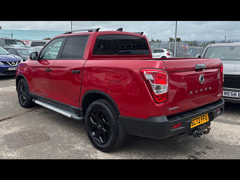 Ssangyong Musso 2.2D Saracen Pickup Double Cab 4dr Diesel Auto 4WD Euro 6 (181 ps) 4dr Automatic 2025