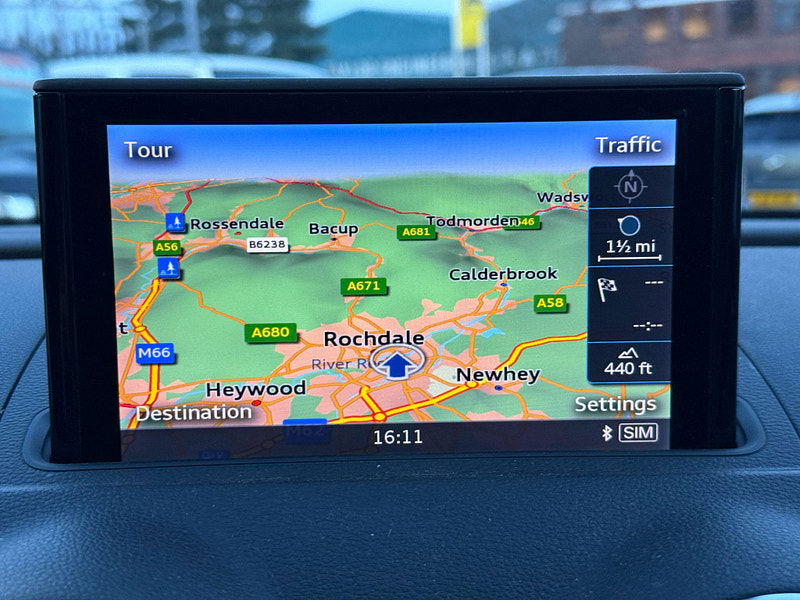 Audi A3 1.4 TFSI CoD S line Sportback S Tronic Euro 6 (s/s) 5dr (Nav) 5dr Automatic 2015