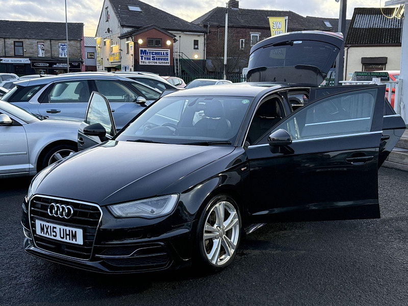 Audi A3 1.4 TFSI CoD S line Sportback S Tronic Euro 6 (s/s) 5dr (Nav) 5dr Automatic 2015