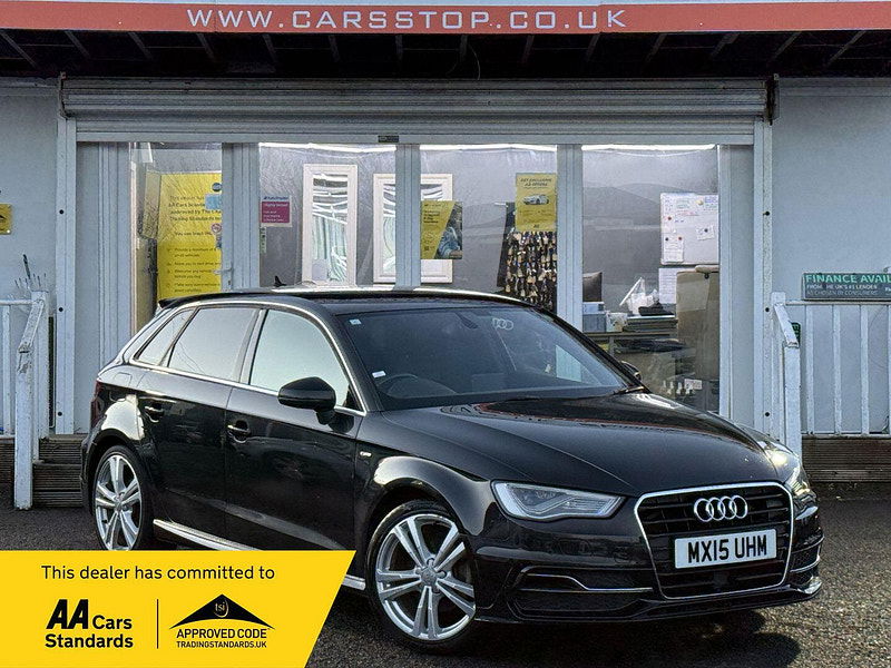 Audi A3 1.4 TFSI CoD S line Sportback S Tronic Euro 6 (s/s) 5dr (Nav) 5dr Automatic 2015