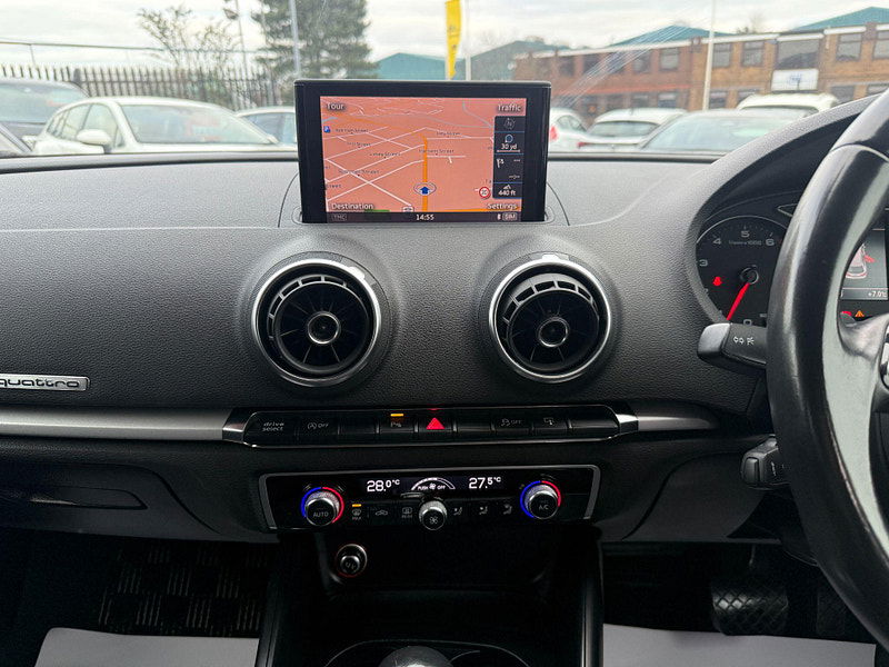 Audi A3 1.8 TFSI Sport Sportback 5dr Petrol S Tronic quattro Euro 6 (s/s) (180 ps) 5dr Automatic 2014