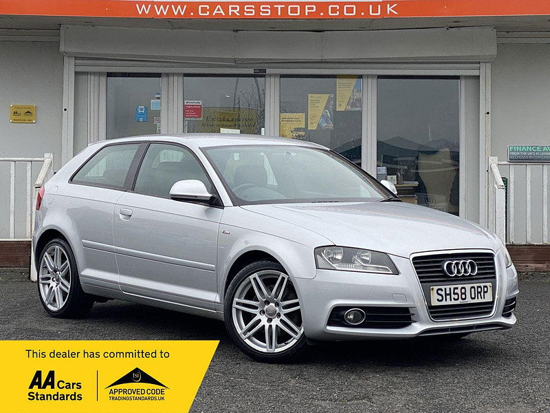 Audi A3 2.0 TFSI S line S Tronic Euro 4 3dr 3dr Automatic 2008