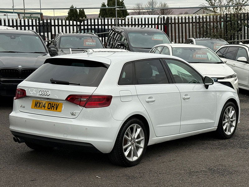 Audi A3 sportback Audi A3 1.8 TFSI Sport Sportback 5dr Petrol S Tronic quattro Euro 6 (s/s) (180 ps) 5dr Automatic 2014