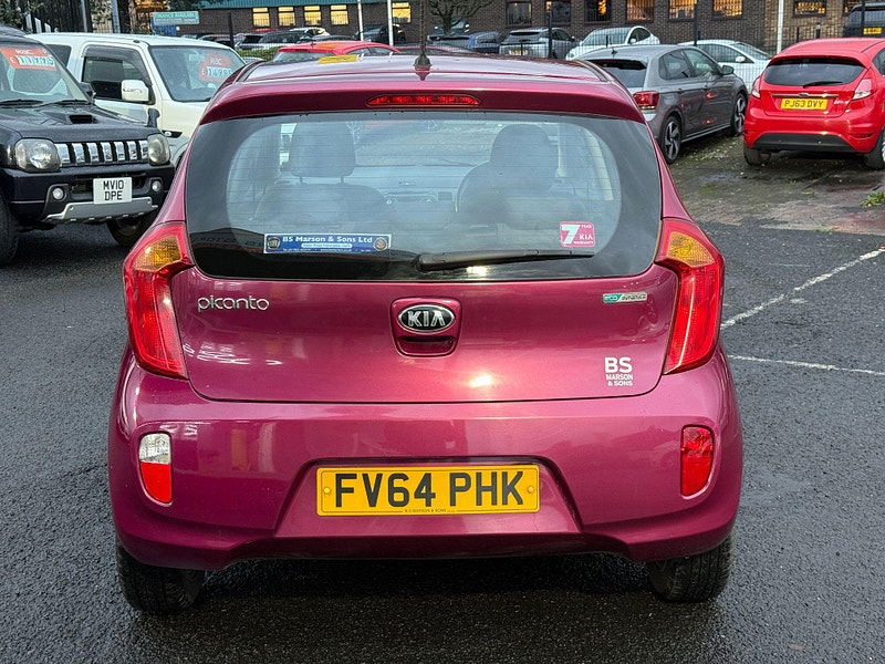 Kia Picanto 1.25 EcoDynamics 2 Euro 5 (s/s) 5dr 5dr Manual 2015