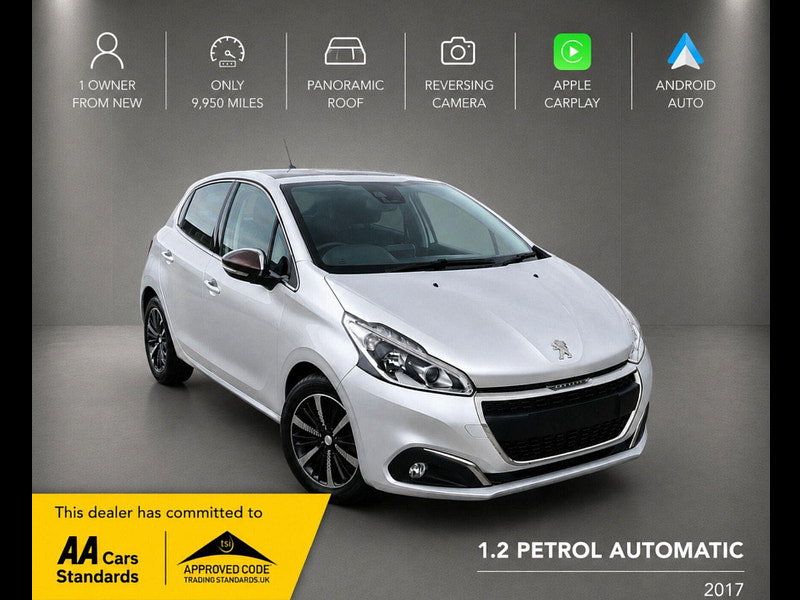 Peugeot 208 1.2 PureTech Allure EAT Euro 6 (s/s) 5dr 5dr Automatic 2017