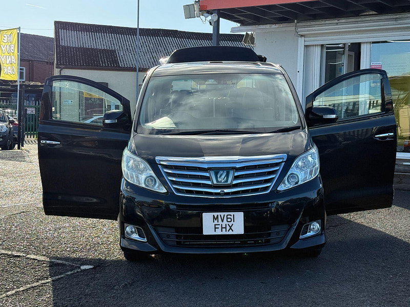 Toyota Alphard HYBRID 2.4L AUTO CRUISE 7 SEATS 5dr Automatic 2012