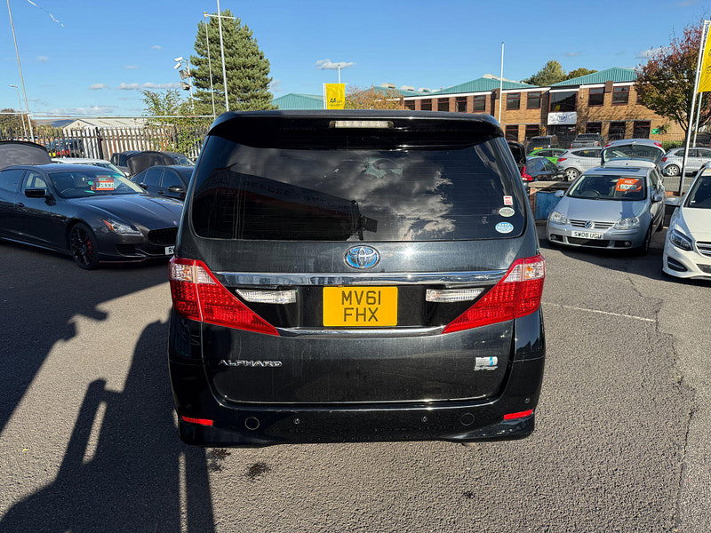 Toyota Alphard HYBRID 2.4L AUTO CRUISE 7 SEATS 5dr Automatic 2012