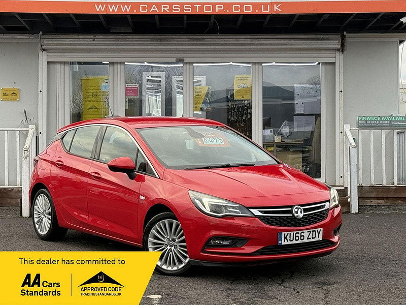 Vauxhall Astra 1.0i Turbo ecoFLEX Elite Euro 6 (s/s) 5dr 5dr Manual 2016