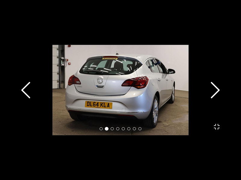 Vauxhall Astra 1.4 16v SRi Euro 5 5dr 5dr Manual 2014