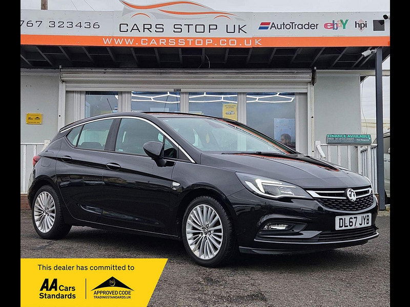 Vauxhall Astra 1.4i Turbo Elite Euro 6 5dr 5dr Manual 2017