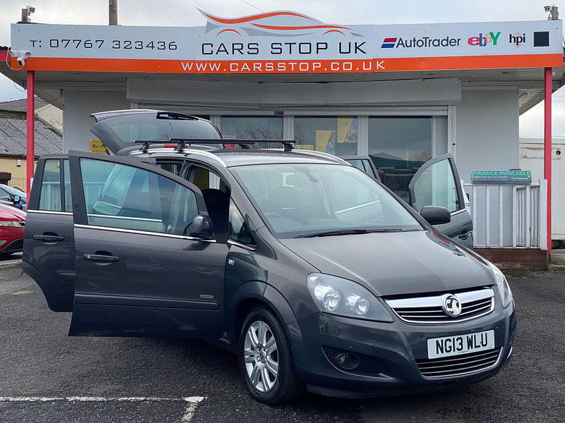 Vauxhall Zafira 1.6 16V Design Euro 5 5dr (SNav) 5dr Manual 2013