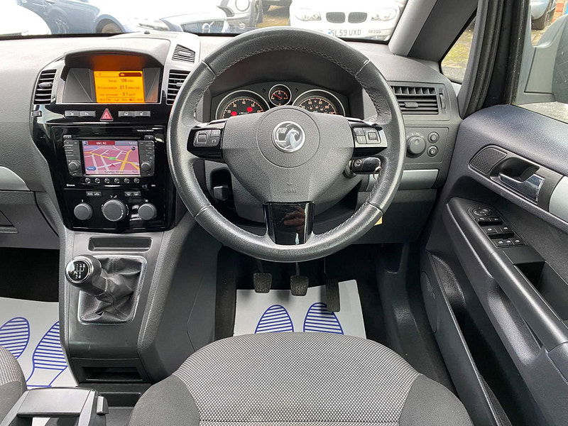 Vauxhall Zafira 1.6 16V Design Euro 5 5dr (SNav) 5dr Manual 2013