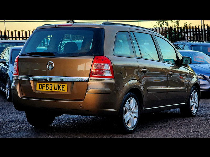 Vauxhall Zafira 1.8 16V Exclusiv Euro 5 5dr 5dr Manual 2014