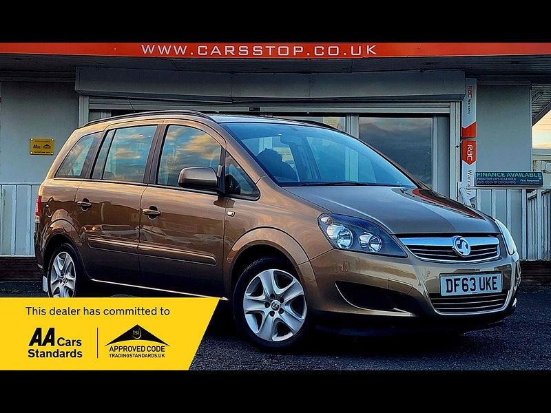 Vauxhall Zafira 1.8 16V Exclusiv Euro 5 5dr 5dr Manual 2014