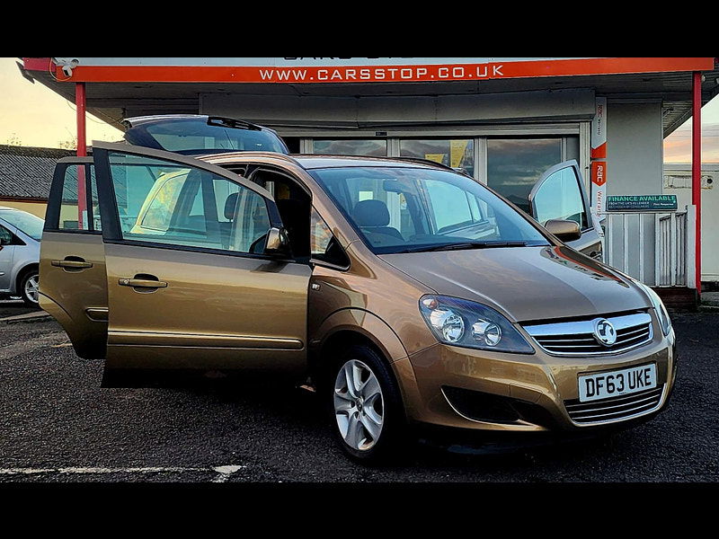 Vauxhall Zafira 1.8 16V Exclusiv Euro 5 5dr 5dr Manual 2014