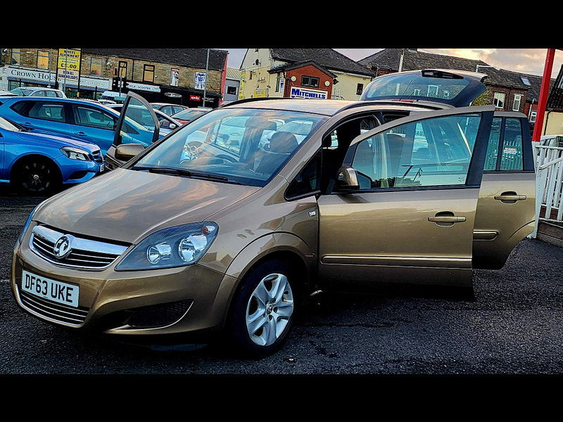 Vauxhall Zafira 1.8 16V Exclusiv Euro 5 5dr 5dr Manual 2014