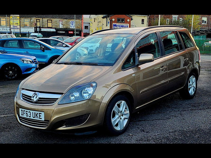 Vauxhall Zafira 1.8 16V Exclusiv Euro 5 5dr 5dr Manual 2014