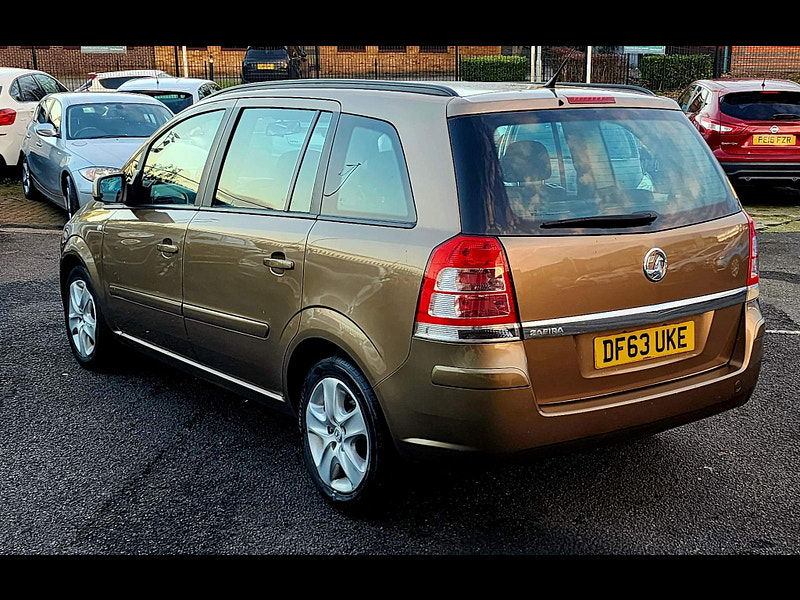 Vauxhall Zafira 1.8 16V Exclusiv Euro 5 5dr 5dr Manual 2014