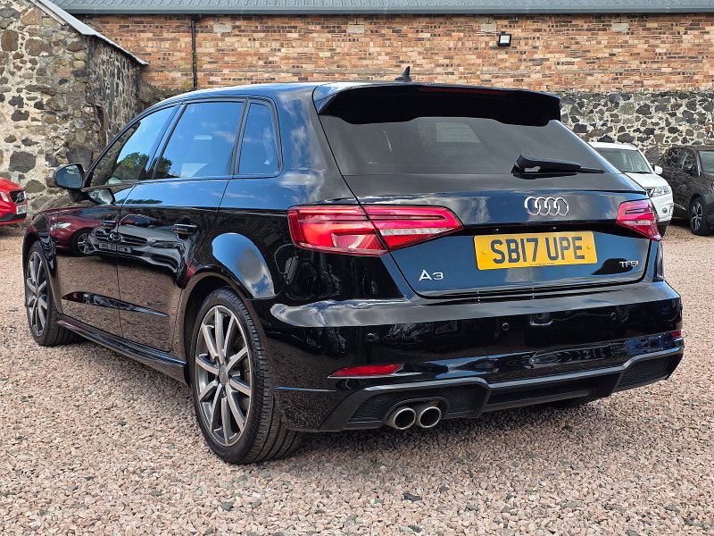 Audi A3 1.4L Sportback Black Edition TFSI Semi-Auto Hatchback 5dr Petrol Semi Automatic Euro 6 (148 bhp) 5dr Automatic 2025