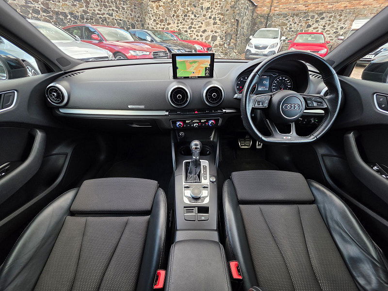 Audi A3 1.4L Sportback Black Edition TFSI Semi-Auto Hatchback 5dr Petrol Semi Automatic Euro 6 (148 bhp) 5dr Automatic 2025