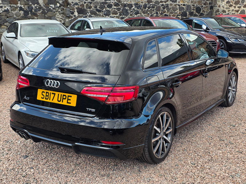 Audi A3 1.4L Sportback Black Edition TFSI Semi-Auto Hatchback 5dr Petrol Semi Automatic Euro 6 (148 bhp) 5dr Automatic 2025