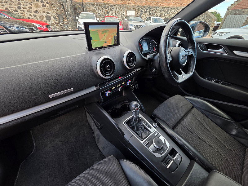 Audi A3 1.4L Sportback Black Edition TFSI Semi-Auto Hatchback 5dr Petrol Semi Automatic Euro 6 (148 bhp) 5dr Automatic 2025