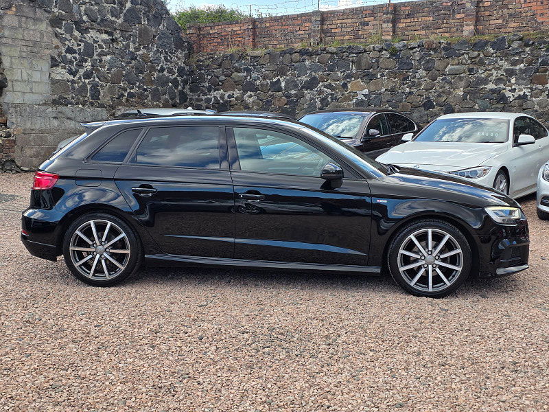 Audi A3 1.4L Sportback Black Edition TFSI Semi-Auto Hatchback 5dr Petrol Semi Automatic Euro 6 (148 bhp) 5dr Automatic 2025