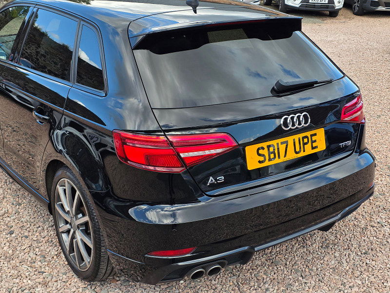 Audi A3 1.4L Sportback Black Edition TFSI Semi-Auto Hatchback 5dr Petrol Semi Automatic Euro 6 (148 bhp) 5dr Automatic 2025