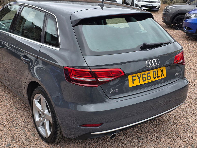 Audi A3 1.6 TDI Sport Sportback 5dr Diesel Manual Euro 6 (s/s) (110 ps) 5dr Manual 2026