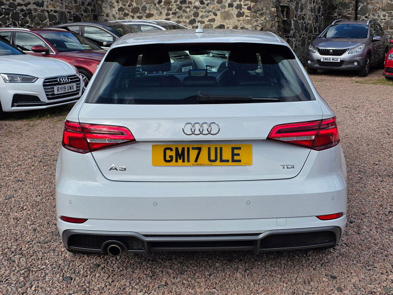 Audi A3 1.6L Sportback S Line TDI Semi-Auto Hatchback 5dr Diesel Semi Automatic Euro 6 (114 bhp) 5dr Automatic 2025