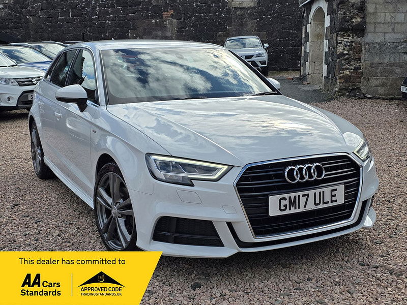 Audi A3 1.6L Sportback S Line TDI Semi-Auto Hatchback 5dr Diesel Semi Automatic Euro 6 (114 bhp) 5dr Automatic 2025