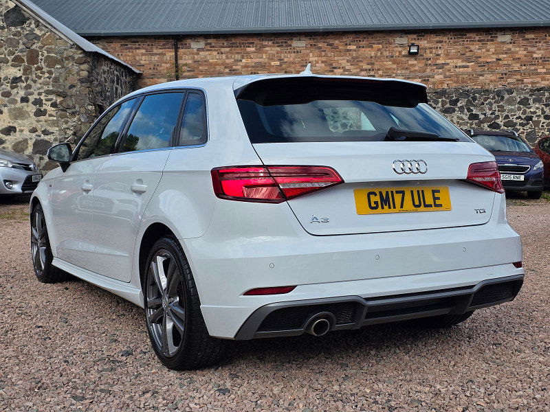 Audi A3 1.6L Sportback S Line TDI Semi-Auto Hatchback 5dr Diesel Semi Automatic Euro 6 (114 bhp) 5dr Automatic 2025