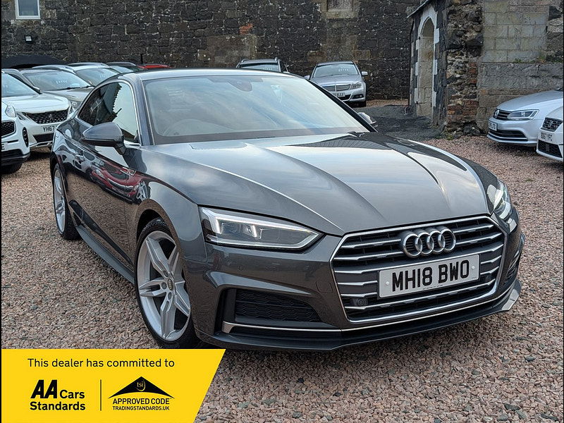 Audi A5 2.0L S Line TSFi Auto Coupe 2dr Petrol Semi Automatic Euro 6 (188 bhp) 2dr Semi Automatic 2025