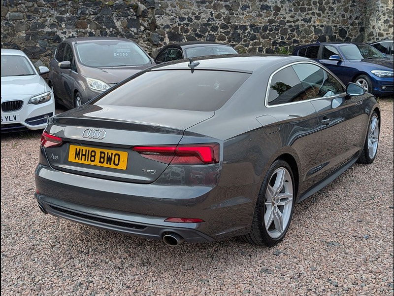 Audi A5 2.0L S Line TSFi Auto Coupe 2dr Petrol Semi Automatic Euro 6 (188 bhp) 2dr Semi Automatic 2025