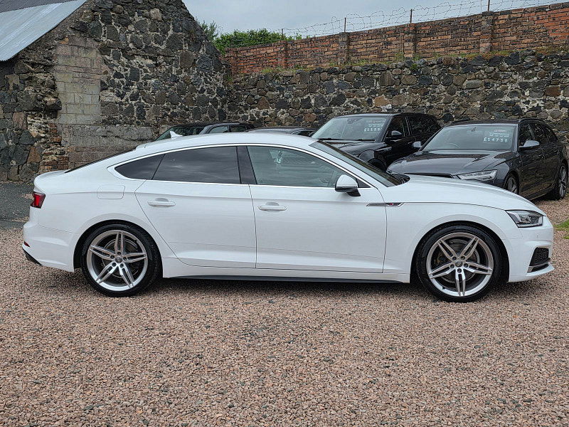 Audi A5 2.0L Sportback 40 TFSI S Line Semi-Auto Coupe 5dr Petrol Semi Automatic Euro 6 (188 bhp) 5dr Semi Automatic 2025