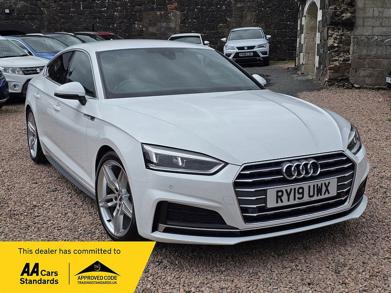 Audi A5 2.0L Sportback 40 TFSI S Line Semi-Auto Coupe 5dr Petrol Semi Automatic Euro 6 (188 bhp) 5dr Semi Automatic 2025