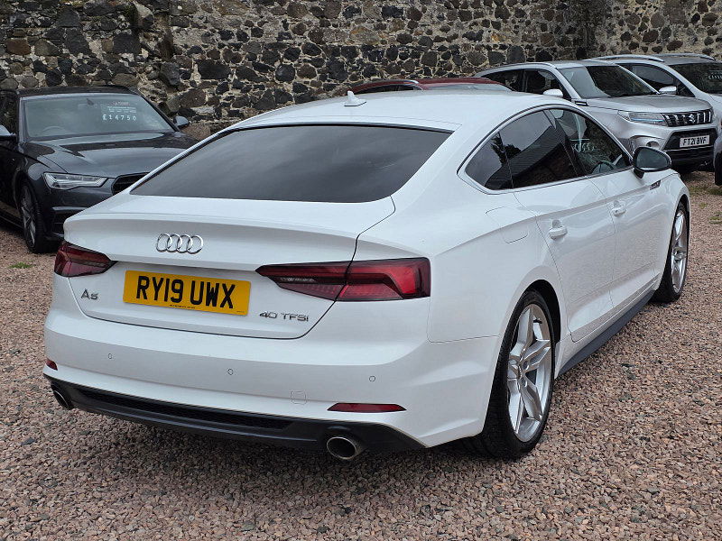 Audi A5 2.0L Sportback 40 TFSI S Line Semi-Auto Coupe 5dr Petrol Semi Automatic Euro 6 (188 bhp) 5dr Semi Automatic 2025