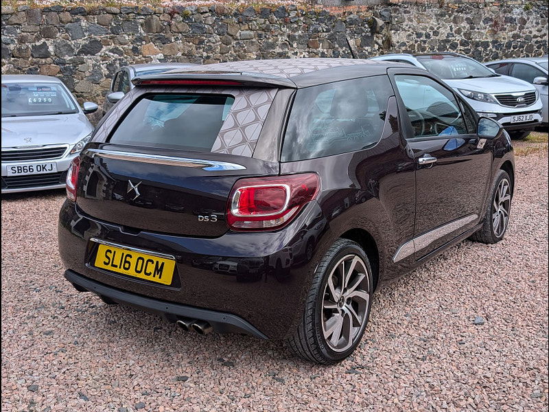 DS 3 1.6L THP PRESTIGE S/S Convertible 2dr Petrol Manual Euro 6 (161 bhp) 2dr Manual 2024