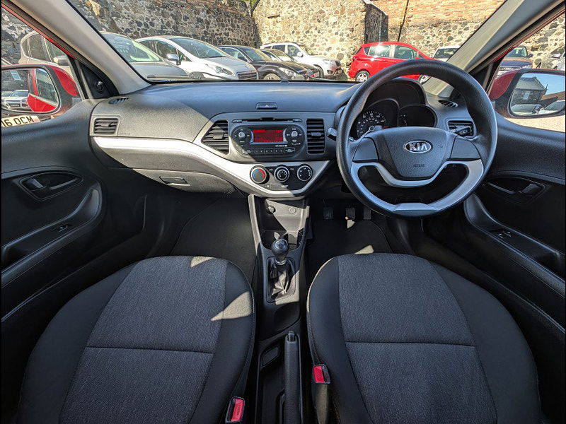 Kia Picanto 1.0L 1 Hatchback 5dr Petrol Manual Euro 5 (68 bhp) 5dr Manual 2025