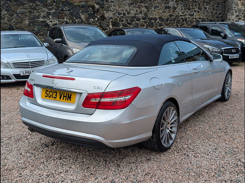 Mercedes-Benz E-Class 2.1L E220 Sport CDi BlueEfficiency Auto Convertible 2dr Diesel Automatic Euro 5 (170 bhp) 2dr Automatic 2025