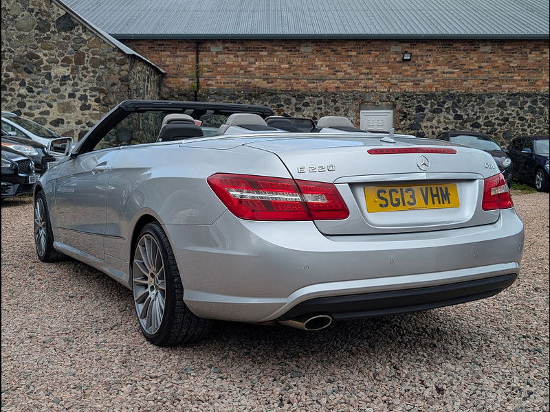 Mercedes-Benz E-Class 2.1L E220 Sport CDi BlueEfficiency Auto Convertible 2dr Diesel Automatic Euro 5 (170 bhp) 2dr Automatic 2025